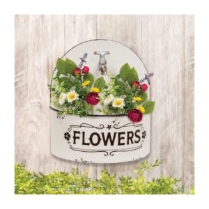 distressed-white-spigot-wall-planter