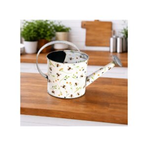 bee-print-metal-watering-can