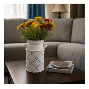 whitewashed-fleur-de-lis-milk-can