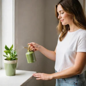 green metal houseplant mister lifestyle.webp