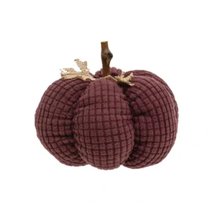 burgundy-waffle-weave-fabric-pumpkin