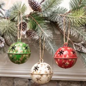 distressed-snowflake-jingle-bell-ornament-set-3-piece